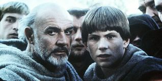 Sean Connery un Christian Slater in „Der Name der Rose“.