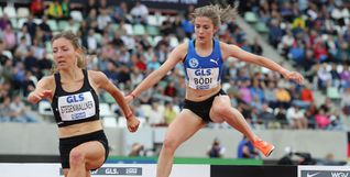 Kim Bödi bei der Deutschen Meisterschaft in Dresden. Dort lief sie auf Platz vier. Bild: Ralf Görlitz