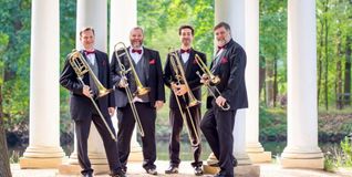 Viermal Blech von vier freundlichen Herren: Das Leipziger Posaunen-Ensemble „Opus 4“.