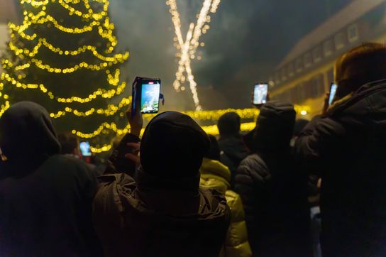 Silvester in Holzgerlingen.